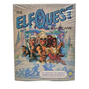 The Elfquest Boardgame Fantasy Adventure Sealed Box Damage to Corner 1986